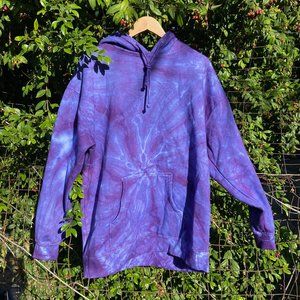 Vintage Deadstock Y2K Hand-Dyed Hoodie Sz XXL